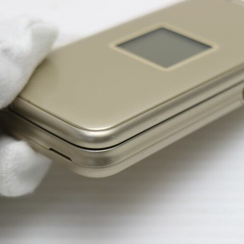 らくらくホン F-02J ゴールド docomo 中古 ガラケー 富士通 白ロム【超美品】保証付き 赤ロム保証(サムネイル3枚目)