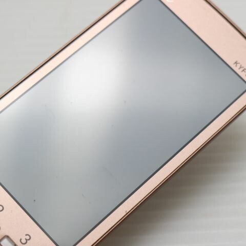 かんたんケータイ KYF32 ピンク au 中古 ガラケー KYOCERA 白ロム【美品】保証付き 赤ロム保証(サムネイル3枚目)