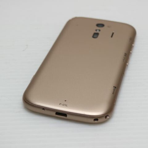 らくらくスマートフォン me F-01L ゴールド docomo 中古 スマホ 白ロム【新品同様】保証付き 赤ロム保証(サムネイル2枚目)