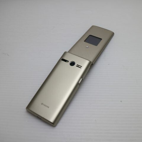 かんたんケータイ KYF38 シャンパンゴールド au 中古 ガラケー 白ロム【美品】保証付き 赤ロム保証(サムネイル2枚目)