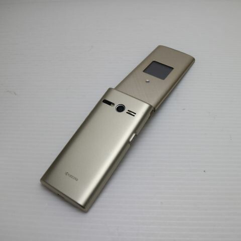 かんたんケータイ KYF38 シャンパンゴールド au 中古 ガラケー 白ロム【美品】保証付き 赤ロム保証(サムネイル2枚目)