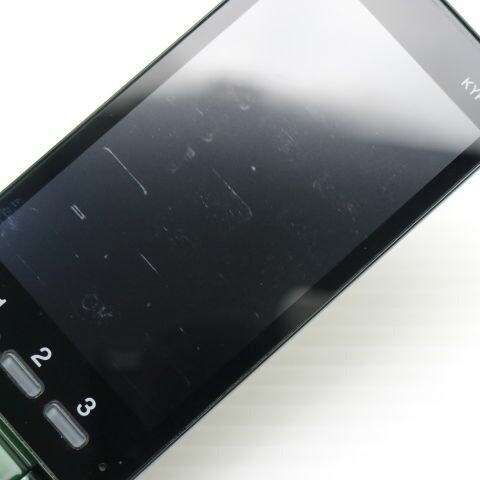 かんたんケータイ KYF36 グリーン au 中古 ガラケー KYOCERA 白ロム【良品中古】保証付き 赤ロム保証(サムネイル2枚目)