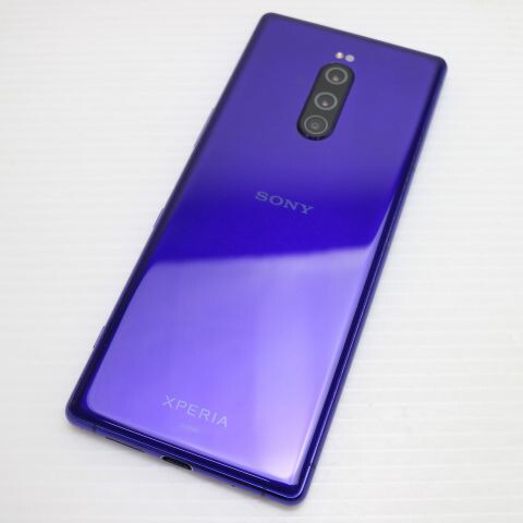 Xperia 1 SOV40 パープル au 中古 スマホ 白ロム【超美品】保証付き 赤ロム保証(サムネイル2枚目)