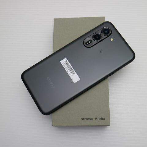 arrows Alpha ブラック SIMフリー 中古 スマホ 富士通【新品未使用】保証付き 赤ロム保証(サムネイル2枚目)