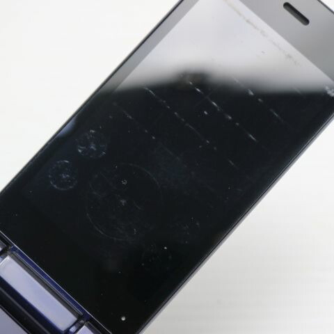 AQUOS ケータイ SH-01J ブルーブラック docomo 中古 ガラケー SHARP 白ロム【良品中古】保証付き 赤ロム保証(サムネイル2枚目)