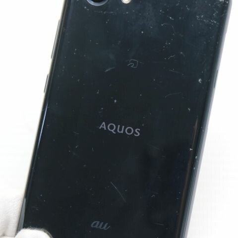 AQUOS R compact SHV41 ブラック au 中古 スマホ スマホ 白ロム SHARP【良品中古】保証付き 赤ロム保証(サムネイル2枚目)