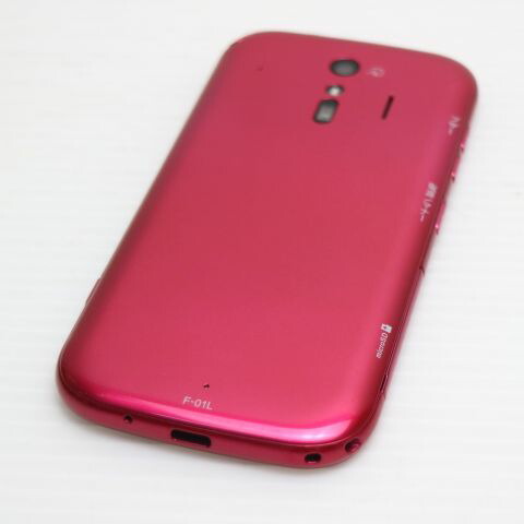 らくらくスマートフォン me F-01L ピンク docomo 中古 スマホ 白ロム【美品】保証付き 赤ロム保証(サムネイル2枚目)