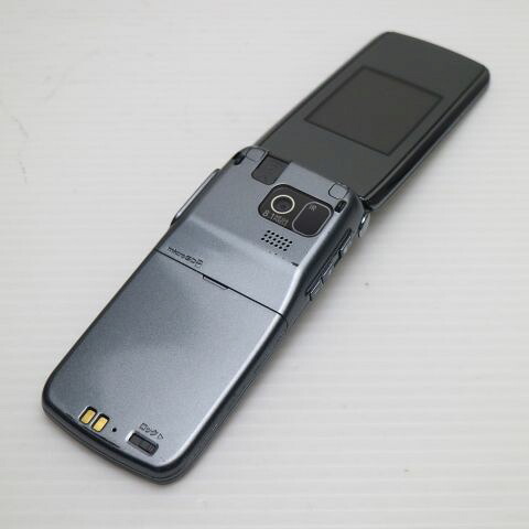 らくらくホン7 F-09B ダークシルバー docomo 中古 ガラケー FUJITSU Fー09B 白ロム【美品】保証付き 赤ロム保証(サムネイル2枚目)
