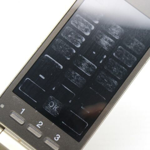 かんたんケータイ KYF36 ゴールド au 中古 ガラケー KYOCERA 白ロム【良品中古】保証付き 赤ロム保証(サムネイル3枚目)