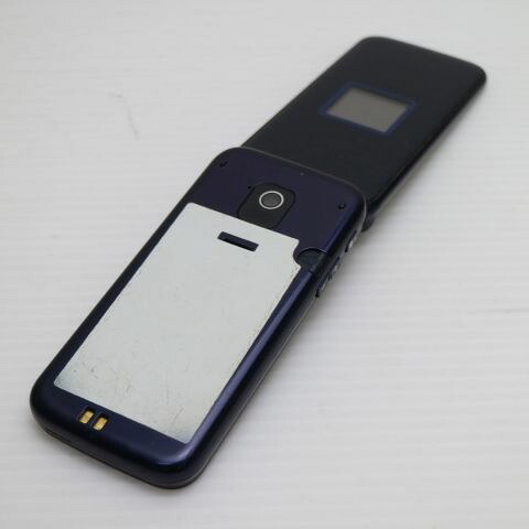 らくらくホン F-02J ネイビー docomo 中古 ガラケー 富士通 白ロム【美品】保証付き 赤ロム保証(サムネイル2枚目)