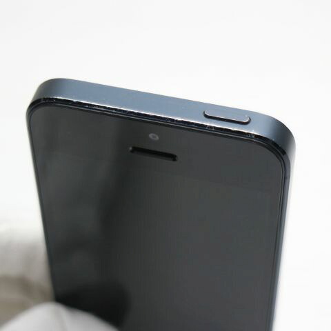 iPhone 5 32GB ブラック au 中古 スマホ Apple 白ロム【美品】保証付き 赤ロム保証(サムネイル3枚目)