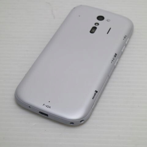 らくらくスマートフォン F-42A ホワイト docomo 中古 スマホ 白ロム 富士通【新品同様】保証付き 赤ロム保証(サムネイル2枚目)