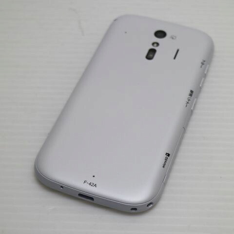 らくらくスマートフォン F-42A ホワイト docomo 中古 スマホ 白ロム 富士通【新品同様】保証付き 赤ロム保証(サムネイル2枚目)