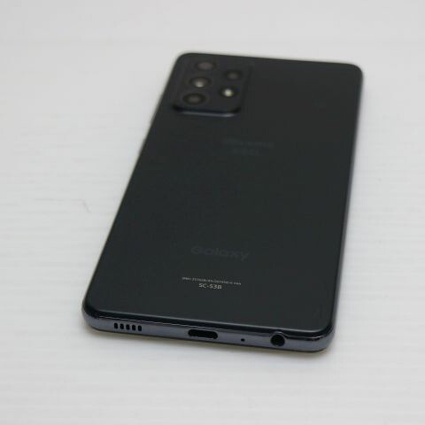 Galaxy A52 5G SC-53B オーサムブラック docomo 中古【超美品】保証付き 赤ロム保証(サムネイル2枚目)