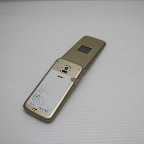 らくらくホン F-02J ゴールド docomo 中古 ガラケー 富士通 白ロム【超美品】保証付き 赤ロム保証(サムネイル2枚目)