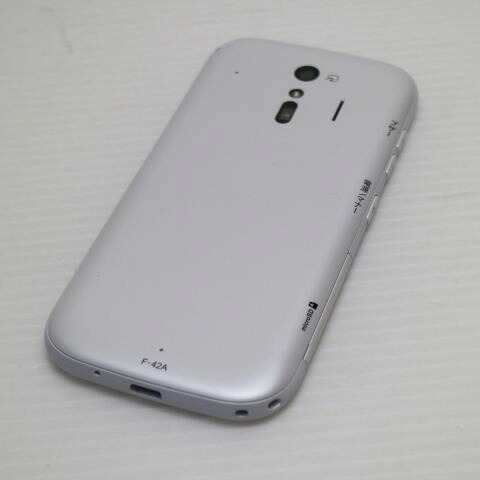 らくらくスマートフォン F-42A ホワイト docomo 中古 スマホ 白ロム 富士通【新品同様】保証付き 赤ロム保証(サムネイル2枚目)