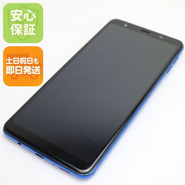Galaxy A7 ブルー SIMフリー 中古 スマホ 白ロム【美品】保証付き 赤ロム保証