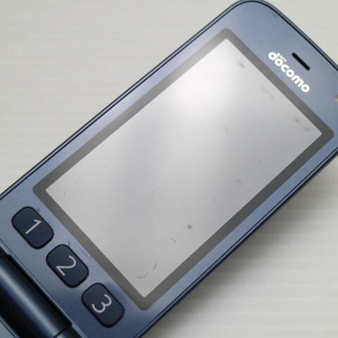 F-01M ネイビー docomo 中古 ガラケー 白ロム【良品中古】保証付き 赤ロム保証(サムネイル3枚目)