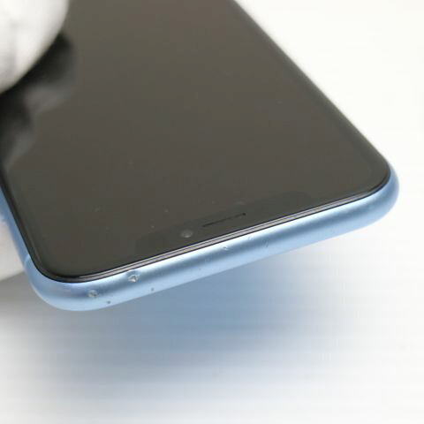 iPhone XR 64GB ブルー SIMフリー 中古 白ロム Apple【美品】保証付き 赤ロム保証(サムネイル3枚目)