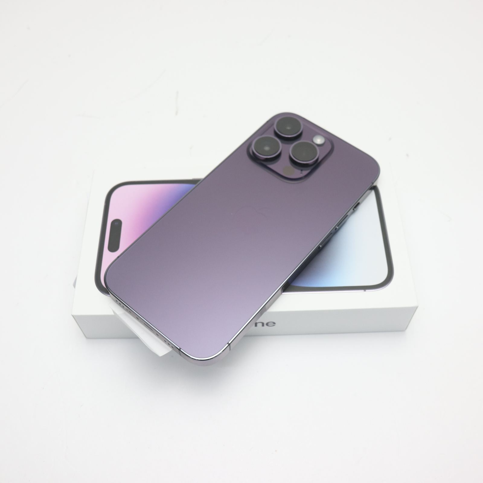 iPhone 14 Pro 256GB ディープパープル SIMフリー 中古 スマホ【新品未使用】保証付き 赤ロム保証(サムネイル2枚目)