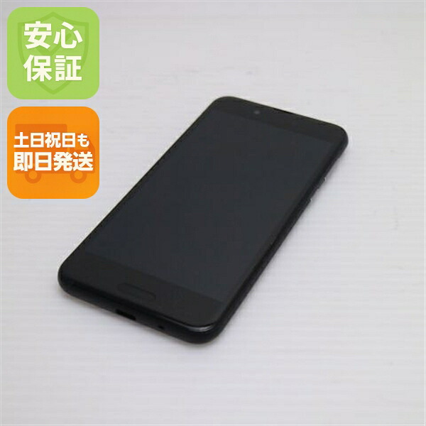 AQUOS sense SHV40 ブラック au 中古 スマホ スマホ 白ロム SHARP【超美品】保証付き 赤ロム保証