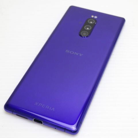 Xperia 1 802SO パープル SoftBank 中古 スマホ 白ロム【美品】保証付き 赤ロム保証(サムネイル2枚目)