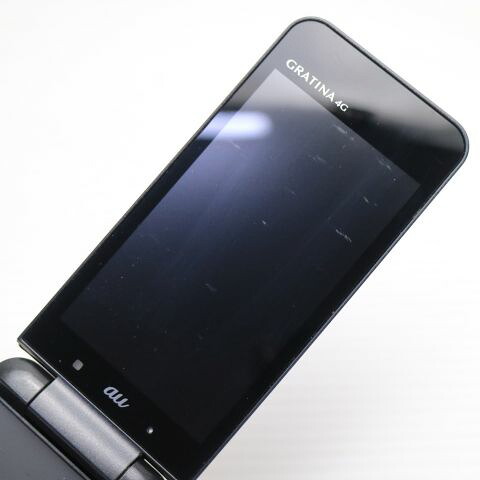 GRATINA 4G KYF31 ブラック au 中古 ガラケー KYOCERA 白ロム【良品中古】保証付き 赤ロム保証(サムネイル3枚目)