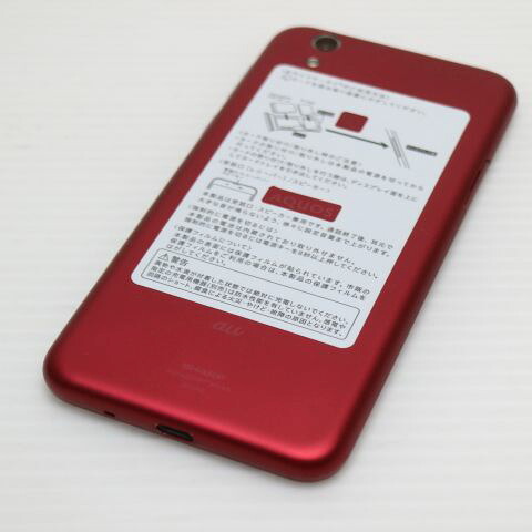 AQUOS sense SHV40 レッド au 中古 スマホ スマホ 白ロム SHARP【美品】保証付き 赤ロム保証(サムネイル2枚目)