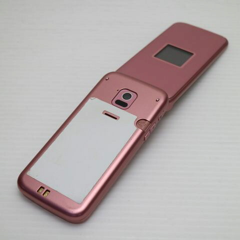らくらくホン F-02J ピンク docomo 中古 ガラケー 富士通 白ロム【美品】保証付き 赤ロム保証(サムネイル2枚目)
