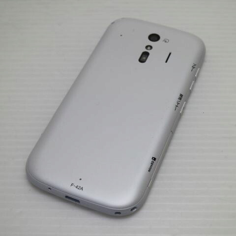 らくらくスマートフォン F-42A ホワイト docomo 中古 スマホ 白ロム 富士通【新品同様】保証付き 赤ロム保証(サムネイル2枚目)