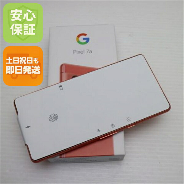 Pixel 7a Coral SIMフリー 中古 Google スマホ Google【新品未使用】保証付き 赤ロム保証