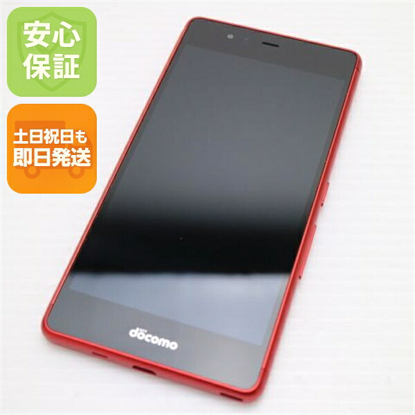 arrows Be F-05J レッド docomo 中古 スマホ 富士通 白ロム【超美品】保証付き 赤ロム保証