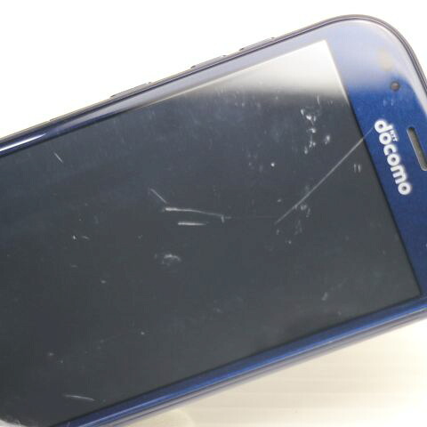 らくらくスマートフォン F-42A ネイビー docomo 中古 スマホ 白ロム 富士通【良品中古】保証付き 赤ロム保証(サムネイル3枚目)