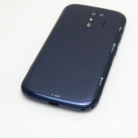 らくらくスマートフォン F-42A ネイビー docomo 中古 スマホ 白ロム 富士通【新品同様】保証付き 赤ロム保証(サムネイル2枚目)