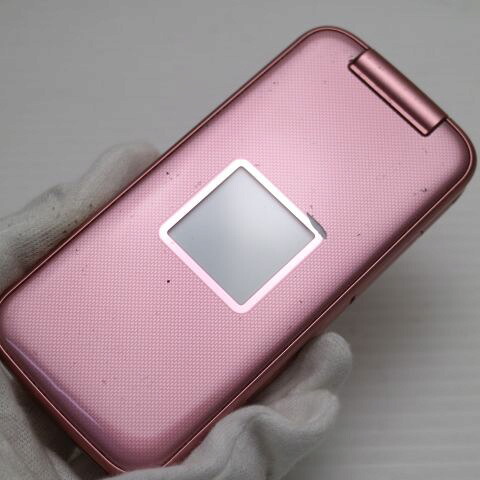 らくらくホン F-02J ピンク docomo 中古 ガラケー 富士通 白ロム【良品中古】保証付き 赤ロム保証(サムネイル3枚目)