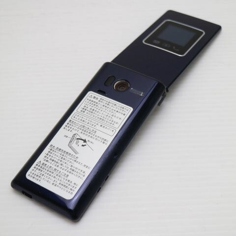 かんたん携帯9 505SH ネイビー SoftBank 中古 白ロム ガラケー SHARP【超美品】保証付き 赤ロム保証(サムネイル2枚目)
