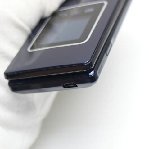 かんたん携帯9 505SH ネイビー SoftBank 中古 白ロム ガラケー SHARP【超美品】保証付き 赤ロム保証(サムネイル3枚目)