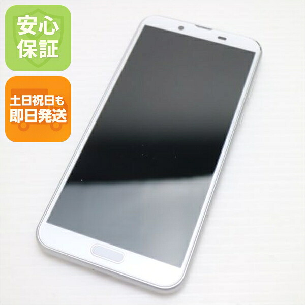 AQUOS sense2 SH-M08 ホワイトシルバー SIMフリー 中古 スマホ 白ロム【良品中古】保証付き 赤ロム保証