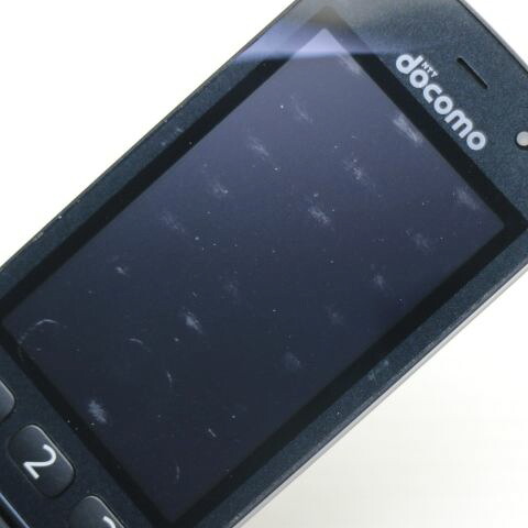 らくらくホン ベーシック4 F-01G ブラック docomo 中古 ガラケー 富士通 白ロム【超美品】保証付き 赤ロム保証(サムネイル3枚目)