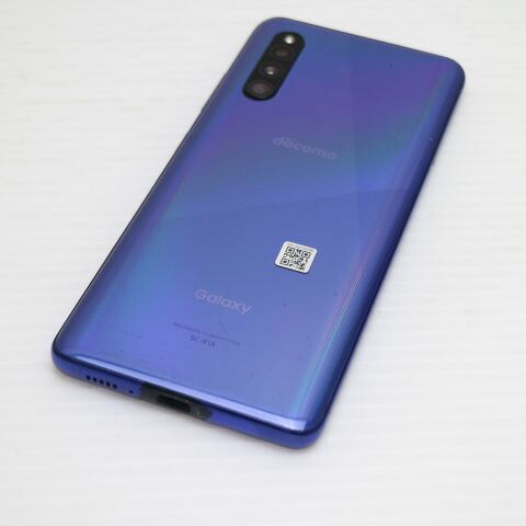 Galaxy A41 SC-41A ブルー docomo 中古 スマホ 白ロム【美品】保証付き 赤ロム保証(サムネイル2枚目)