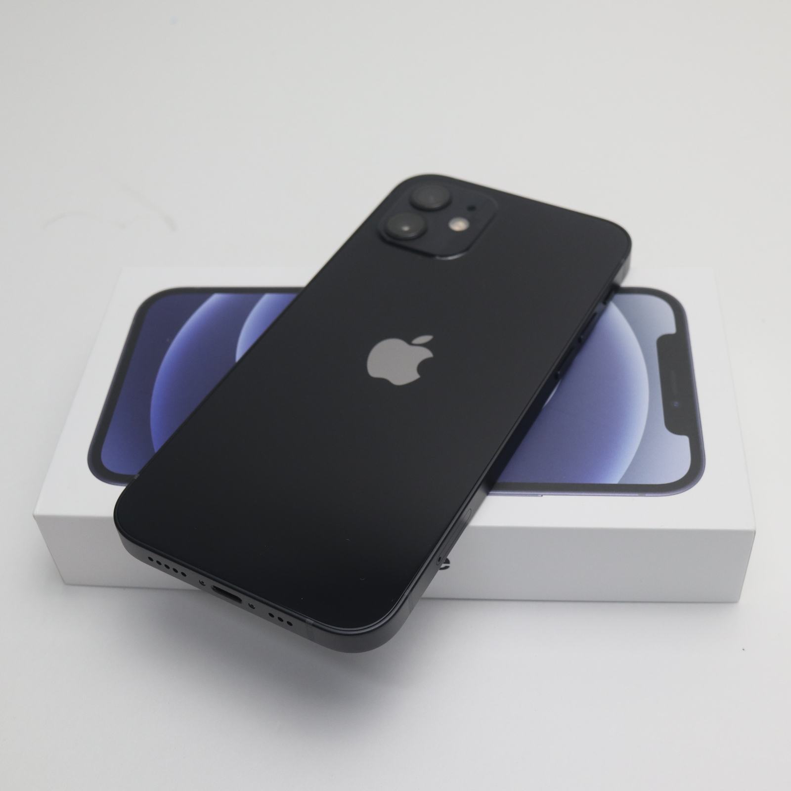 iPhone 12 64GB ブラック SIMフリー 中古 スマホ 白ロム Apple【新品未使用】保証付き 赤ロム保証(サムネイル2枚目)