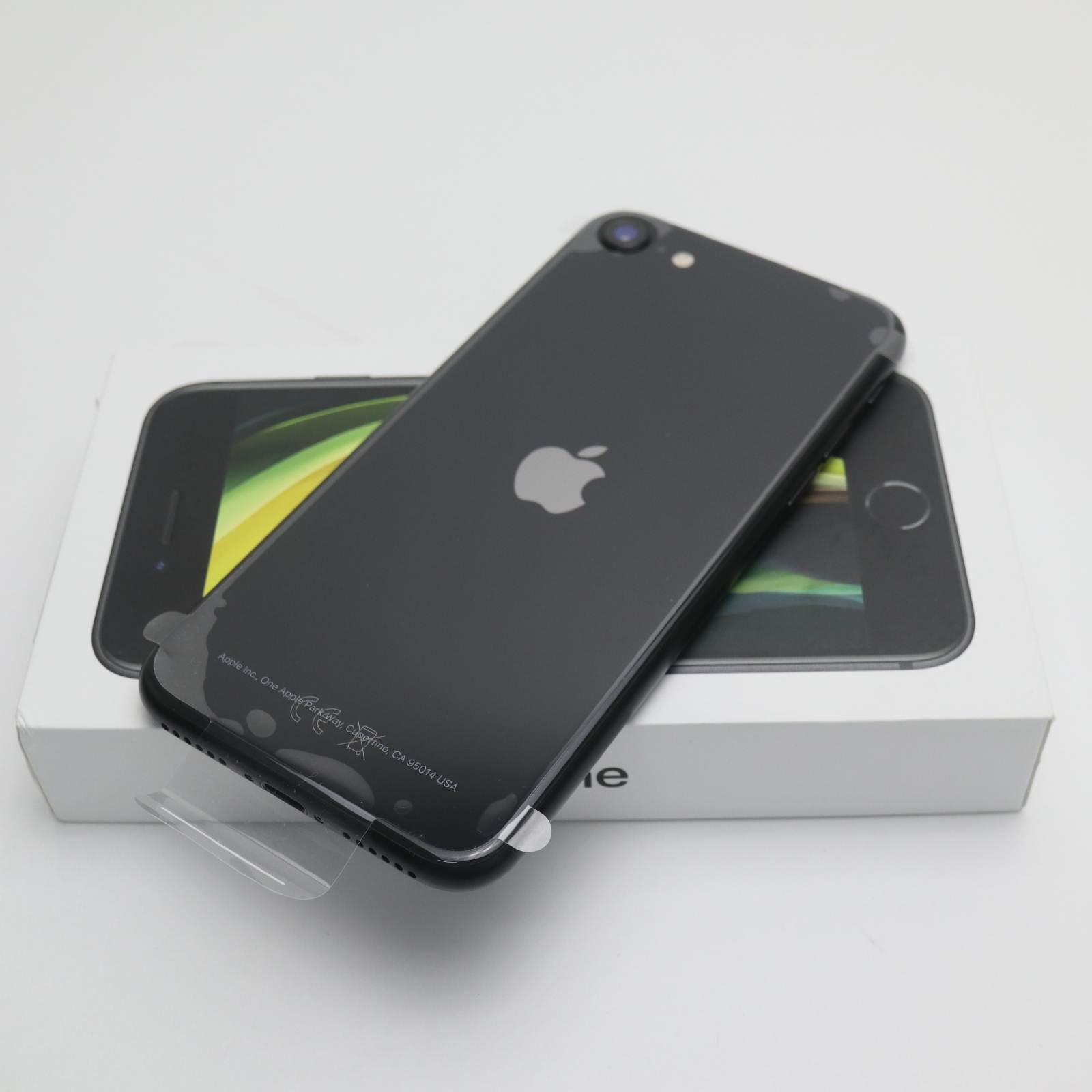 iPhone SE 第2世代 64GB ブラック SIMフリー 中古 スマホ 白ロム【新品未使用】保証付き 赤ロム保証(サムネイル2枚目)