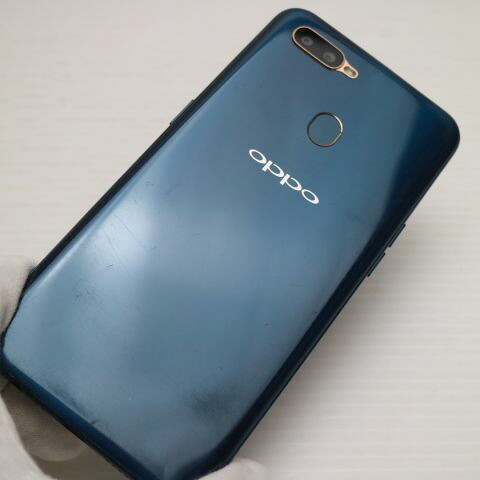 OPPO AX7 ブルー SIMフリー 中古 スマホ 白ロム【美品】保証付き 赤ロム保証(サムネイル3枚目)