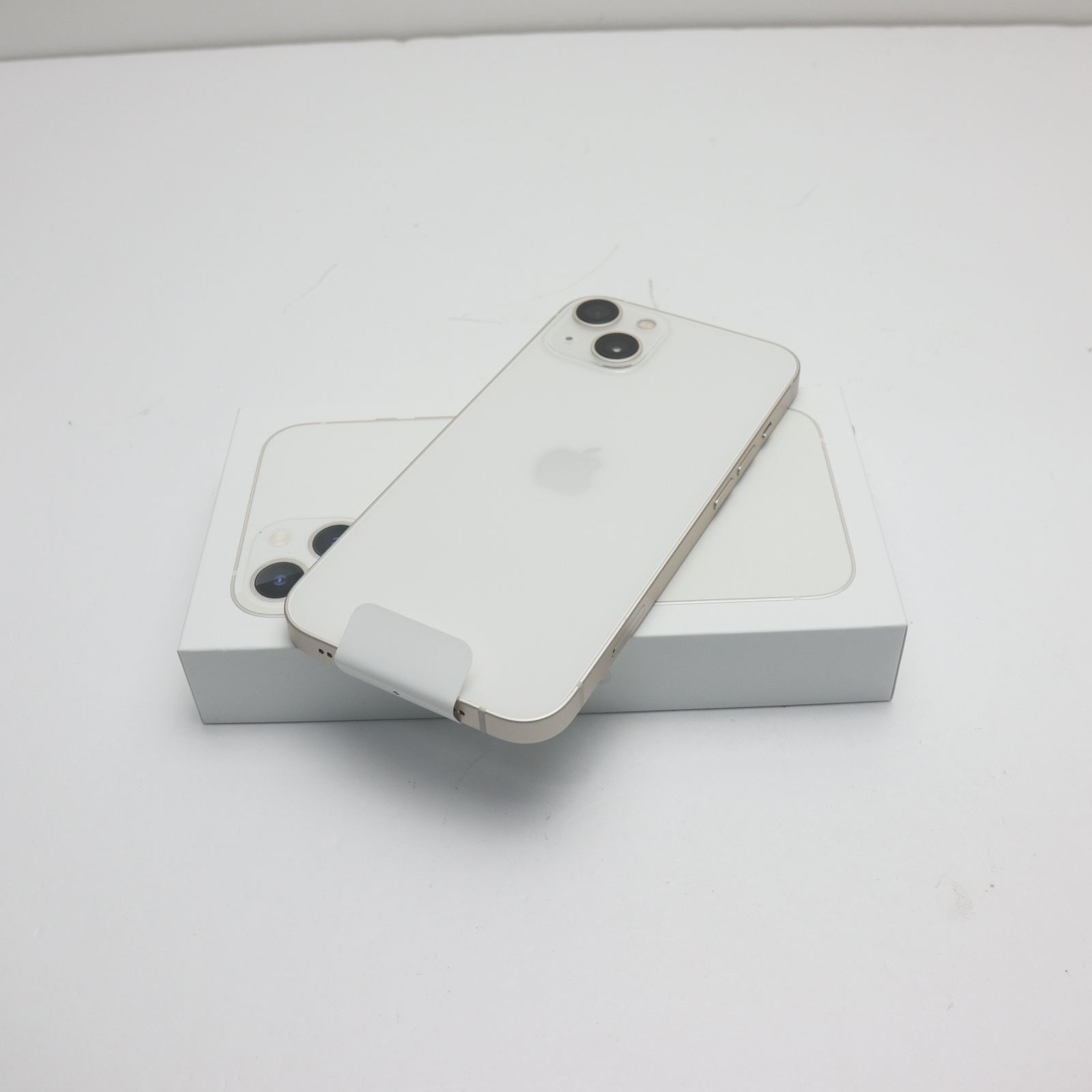 iPhone 13 128GB スターライト SIMフリー 中古 白ロム【新品未使用】保証付き 赤ロム保証(サムネイル2枚目)