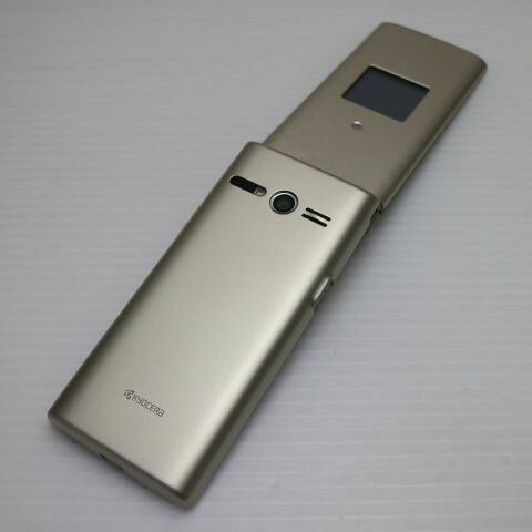 かんたんケータイ KYF38 シャンパンゴールド au 中古 ガラケー 白ロム【良品中古】保証付き 赤ロム保証(サムネイル2枚目)