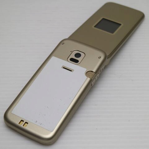 らくらくホン F-02J ゴールド docomo 中古 ガラケー 富士通 白ロム【超美品】保証付き 赤ロム保証(サムネイル2枚目)