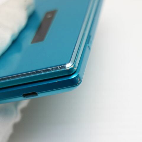SH-06G ブルー グリーン docomo 中古 AQUOSケータイ ガラケー SHARP 白ロム【美品】保証付き 赤ロム保証(サムネイル3枚目)