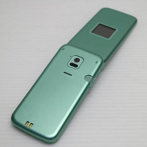 らくらくホン F-02J ミントグリーン docomo 中古 ガラケー 富士通 白ロム【超美品】保証付き 赤ロム保証(サムネイル2枚目)