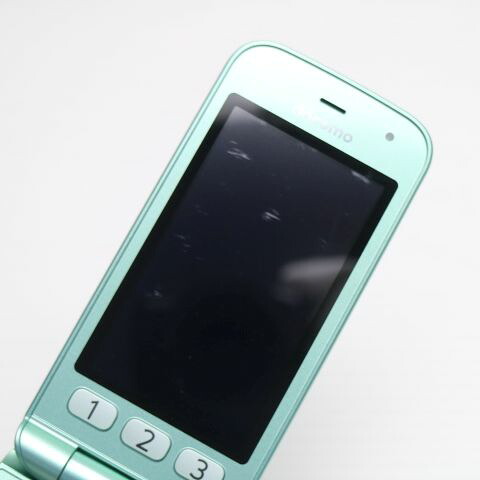 らくらくホン F-02J ミントグリーン docomo 中古 ガラケー 富士通 白ロム【超美品】保証付き 赤ロム保証(サムネイル3枚目)