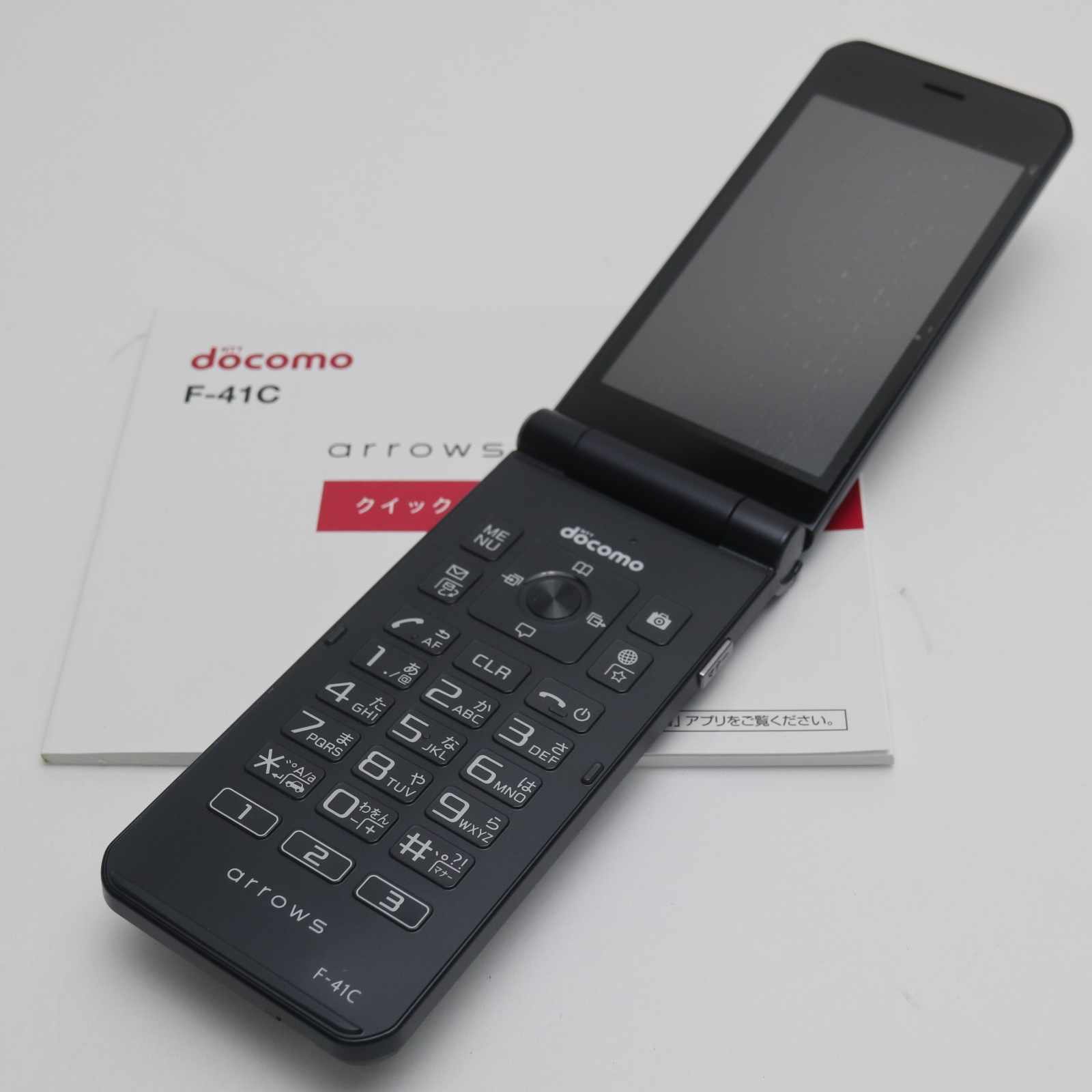 arrows ケータイ ベーシック F-41C ネイビー docomo 中古 スマホ 白ロム【新品未使用】保証付き 赤ロム保証(サムネイル2枚目)